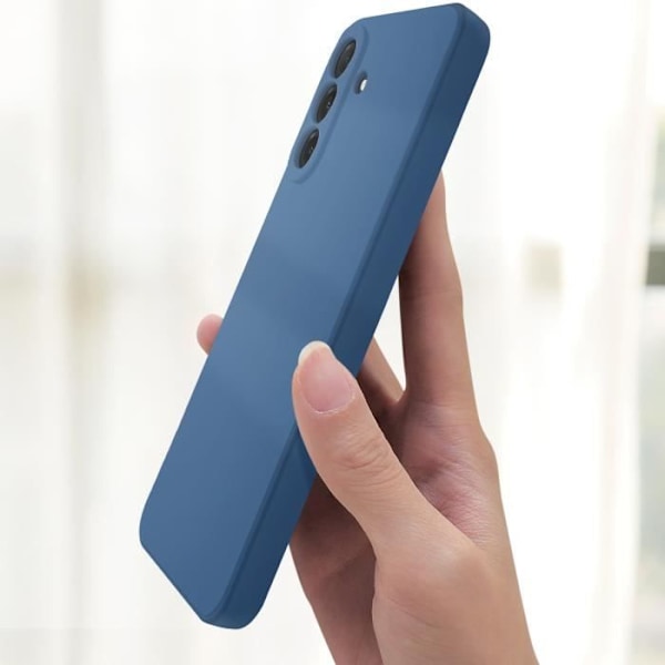 Coque för Samsung Galaxy A26 Silikon Mjuk Matt Mörkblå Blå
