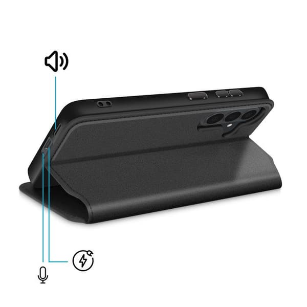 Magnetisk Klapetui til Galaxy S26 Classic Edition med Stativfunktion Sort Svart