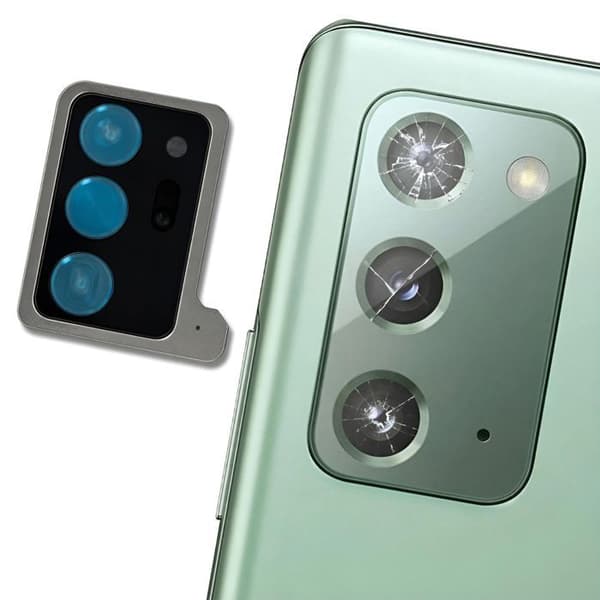 Bagkamera Linser til Samsung Galaxy Note 20 Ultra med indbygget ramme Grøn Grön