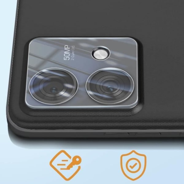 Kamerafilm för Motorola Edge 40 Neo Tempered Glass 9H Anti-Fingerprint Transparent