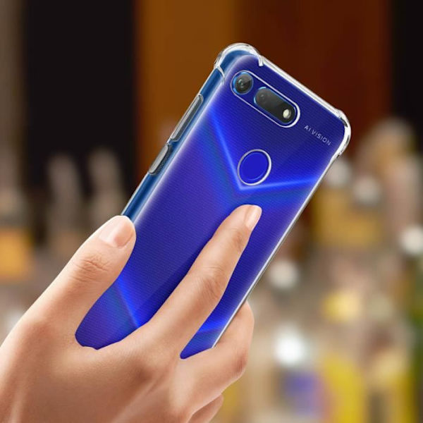 Coque - AVIZAR - Honor View 20 - Stötsäker skydd - Förstärkta hörn - Transparent Vit Klar vit