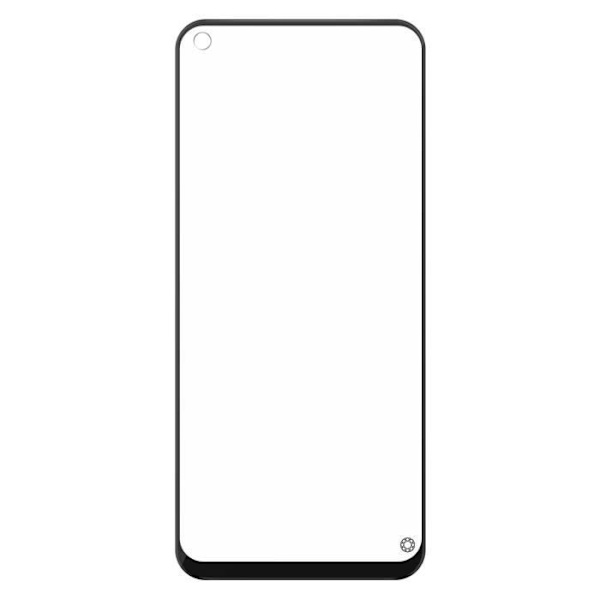 Näytönsuoja - FORCE GLASS - Oppo A53/A53s - 9H+ karkaistu lasi - 2.5D viistetyt reunat - Elinikäinen takuu Svart