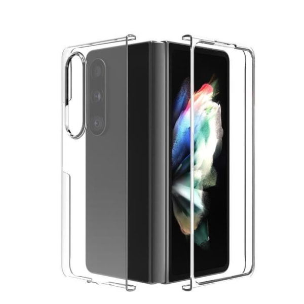 CASE - MUVIT FOR CHANGE TRANSP CASE DESIGNET FÖR SAMSUNG GALAXY Z FOLD 4 Transparent