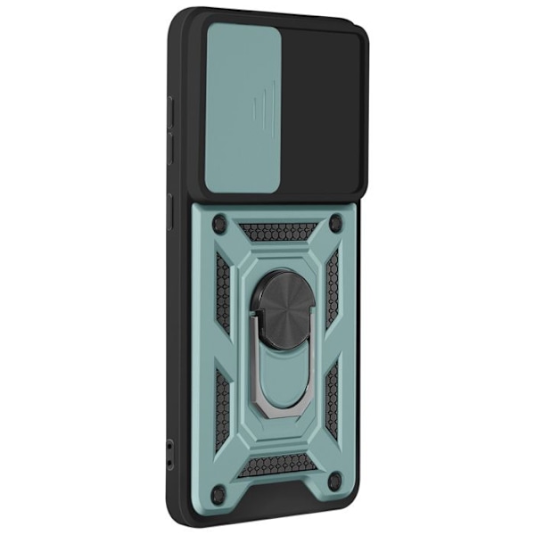 Coque til Samsung S25 Edge Ring Support med Kamera Beskyttelse Mayaxess Grøn Grön