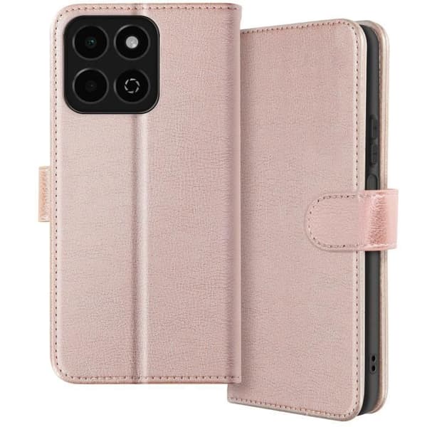 Fodral - AVIZAR - Honor 200 Smart - Rosé Champagne - Videostöd - Kortförvaring Ros
