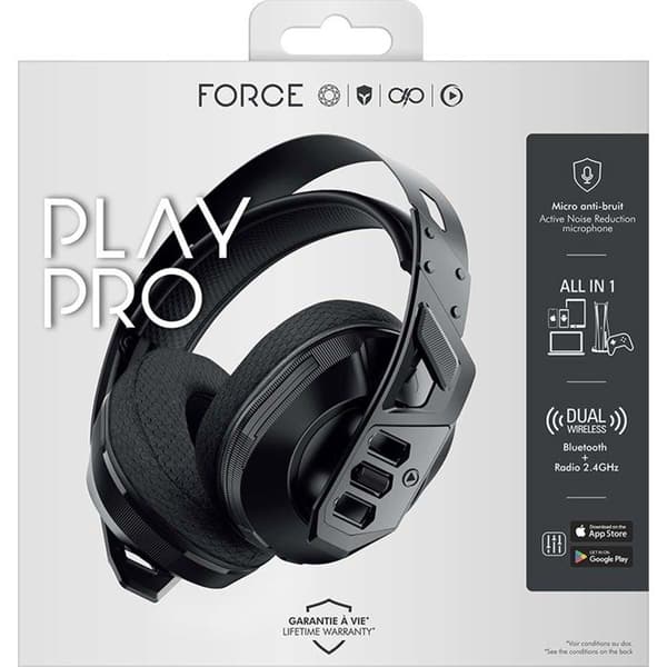 Bluetooth-hörlurar - FORCE PLAY - Play PRO - Svart - Trådlös - Ansluten Svart