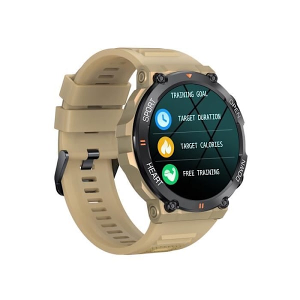 Smart Touch Sport 5.0 Connected Watch med intelligent autobelysning och stöldskydd Eko Brown kastanj