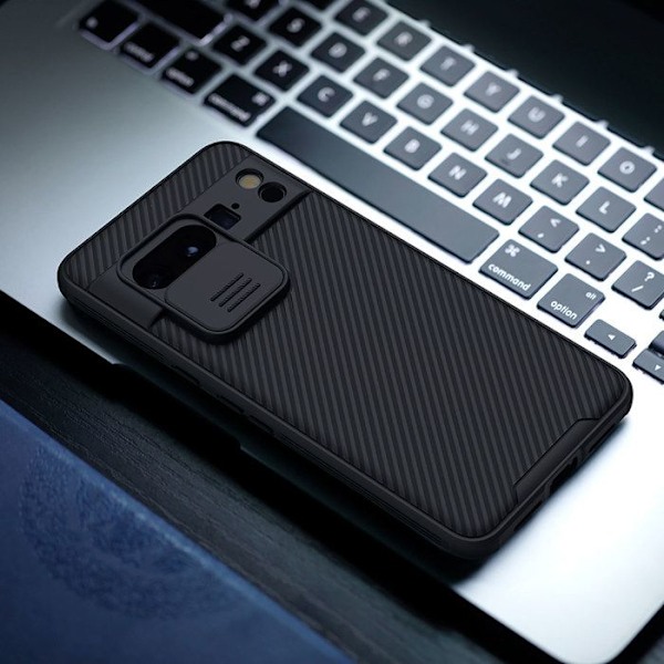 Coque CamShield Pro Liukuvaksi Google Pixel 8 Pro Ultra Kova Nillkin Musta Svart