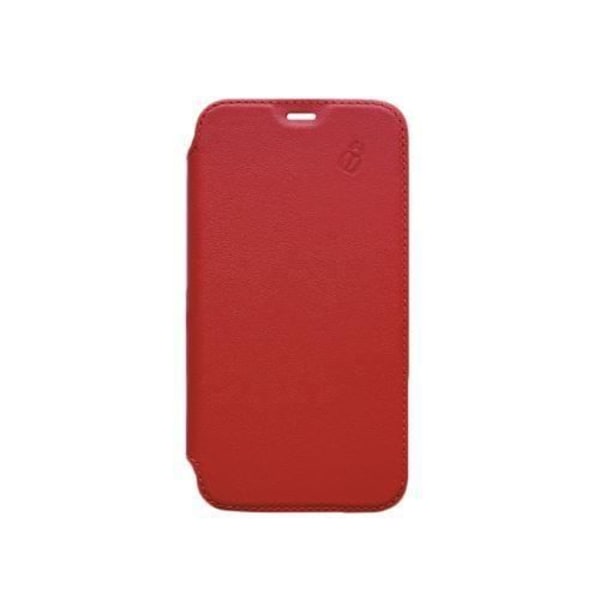 Coque Folio - BeetleCase - iPhone 11 Pro - Röd Läder - Semi-rigid - Lock Röd