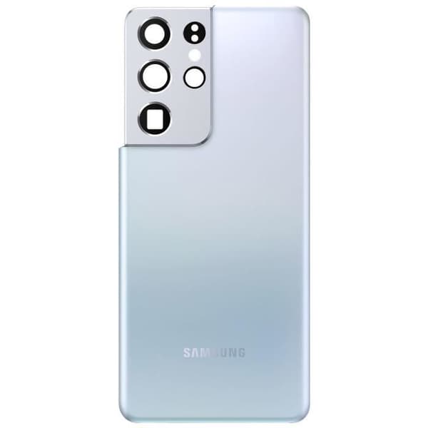 Samsung S21 Ultra batteriskal Original Samsung Silver Phantom Grey Bakstycke