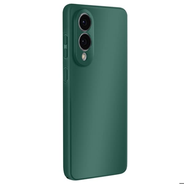 Coque för Galaxy S25 Edge Soft-Touch i Semi-Rigid Grön Grön