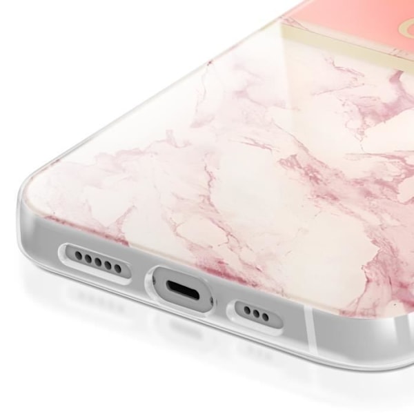 Coque til iPhone 13 Pro med hævede kanter og aftagelig rem Guess Rosa Rosa