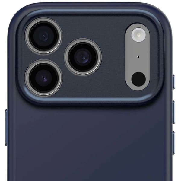 MagSafe Cover - DEKODET - iPhone 17 Pro - Antimikrobiel Silikone - Stødbeskyttelse - Blød Foring Blå