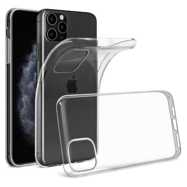 Coque - AVIZAR - iPhone 11 Pro Max - Silikone Blød - Gennemsigtig - Ultra-Tynd Vit