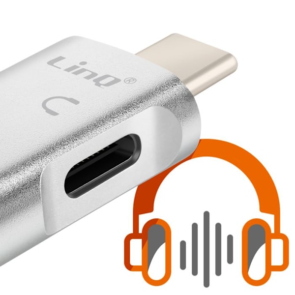 USB OTG-adapter og USB C til USB C Hurtig Dataoverførsel LinQ Sølv