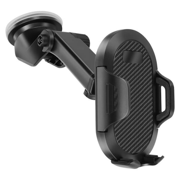 Autopuhelintelineen leveys 55-90mm 360° Pyörivä imukuppi Vennus Musta Svart