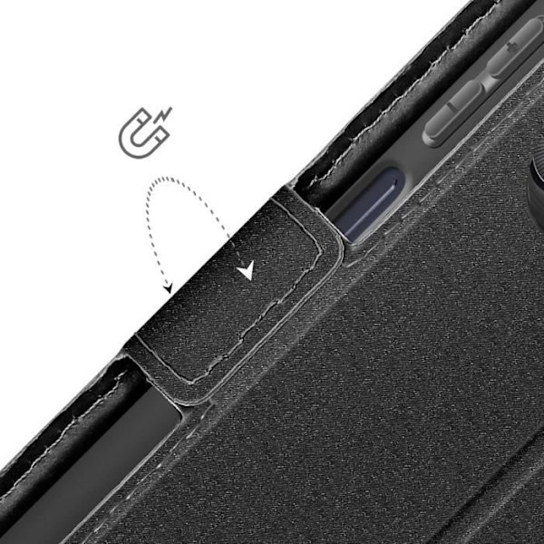 Etui för Motorola Moto G05 och E15 Kortfack Videostöd Svart Svart