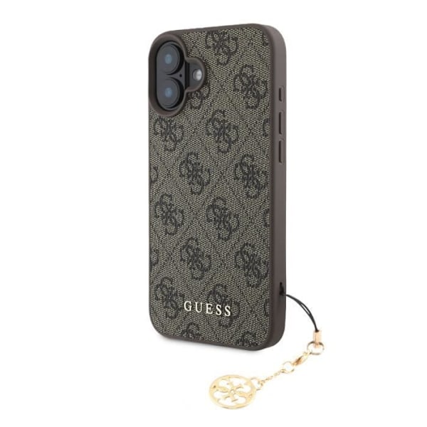 Bakcover för iPhone 16 Tryckt 4G Guess Brun kastanj