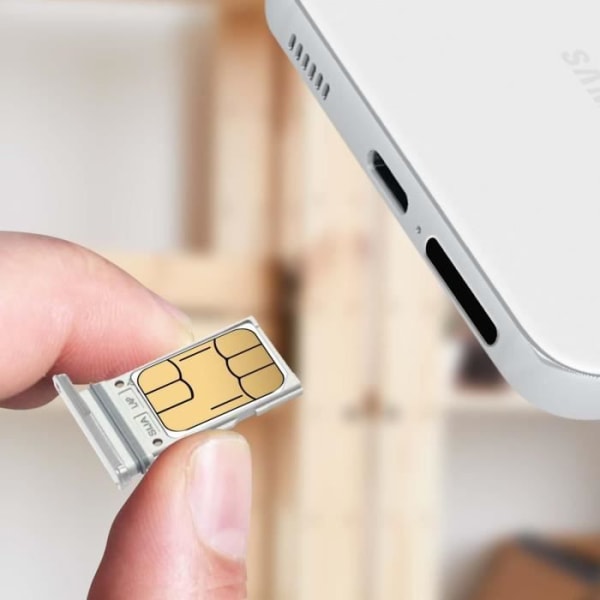 Erstatnings SIM-kortbakke til Samsung Galaxy S21 FE Hvid