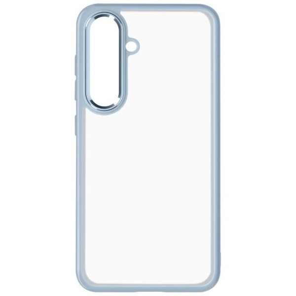 Fodral till Samsung S24 Plus - AVIZAR - Hård rygg mjuk kontur - Blekblå rökt design Blå