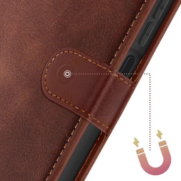 Xiaomi Redmi A5 Video Tuen Folio Kuori Ruskea kastanj