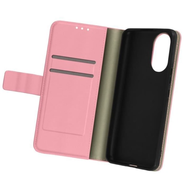 Housse - AVIZAR - Huawei Nova 9 / Honor 50 - Simulerat läder med prägling - Plånboksfodral - Rosa Rosa