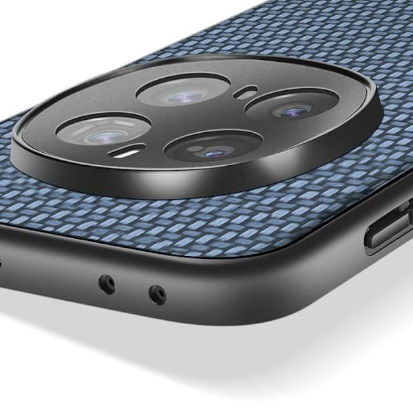 Coque - Honor - Magic 7 Pro - Tyg - Silikon - Stötkåpa Blå