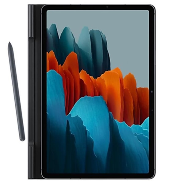 Kirjakotelo - Samsung - Galaxy Tab S7 - Musta - Synteettinen - 11 tuumaa sort