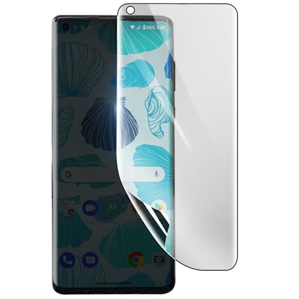 Skyddsfilm - 3MK - Motorola Edge - Stötsäker Hydrogel - Transparent - Reptålig Transparent