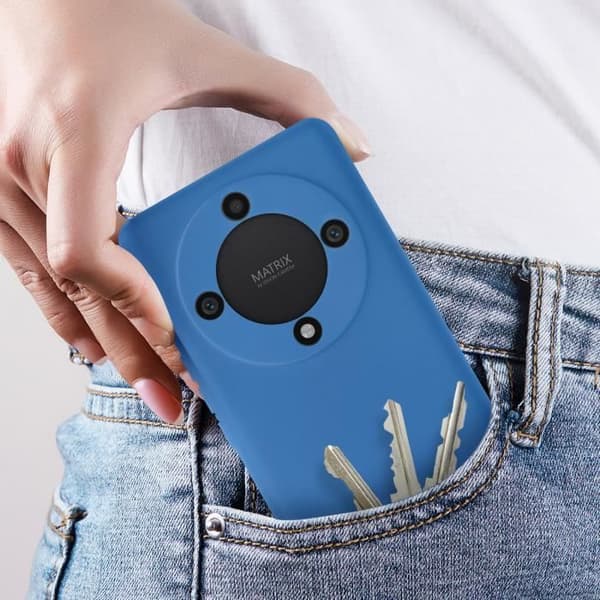 Coque - AVIZAR - Honor Magic 5 Lite 5G - Semi-rigida - Stötbeständig skydd - Blå Blå