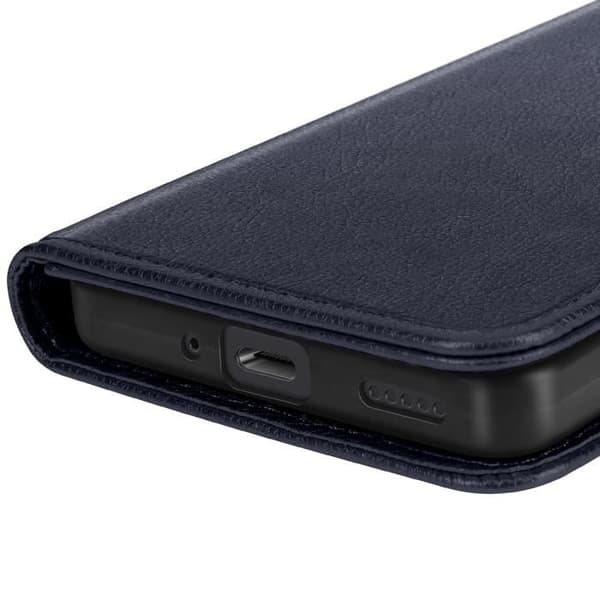 Smartphonefodral - Xiaomi - Redmi Note 14 4G - Plånbok - Videostativ - Mörkblå Blå