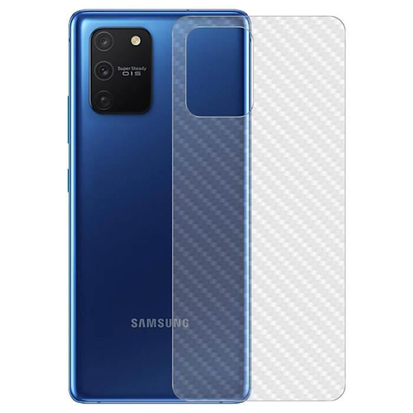 Skyddsfilm för baksidan av Samsung Galaxy S10 Lite - IMAK - Koleffekt latex - Anti-repa Vit