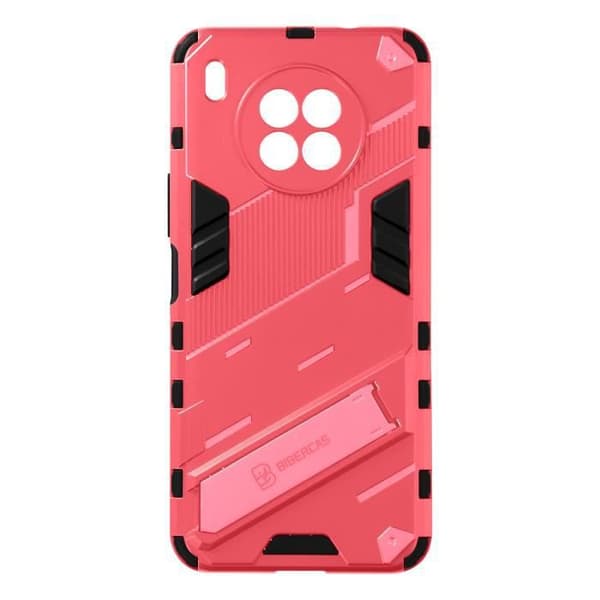 Coque - ADVISE - Huawei Nova 8i / Honor 50 Lite - Rosa - Stødabsorberende - Sammenklappelig stativ rosa