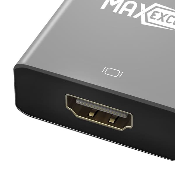 HDMI Video Adapter - MAX EXCELL - USB 3.0 - Full HD 1080p - Plug and Play - Sort