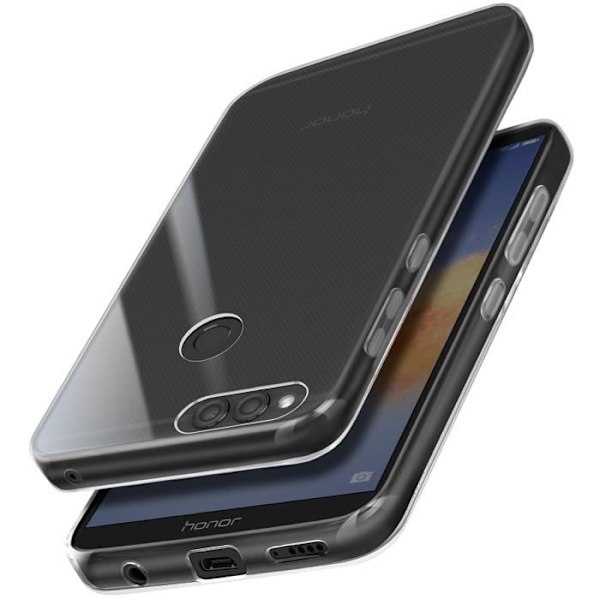 Coque til Honor 7X Silikone Blød Design Tynd Let Gennemsigtig Transparent