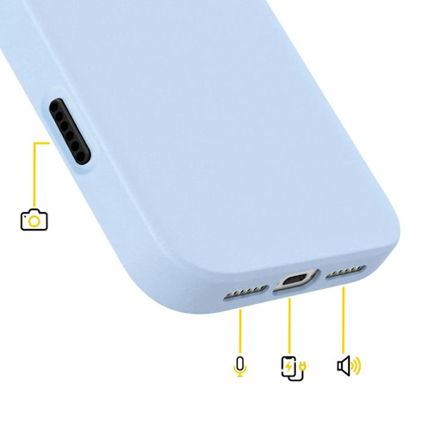 "Coque til iPhone 17 Pro Model SolidX Stødabsorberende 3.5 m certificeret MIL-STD 810G Rhinoshield Lys blå" Blå