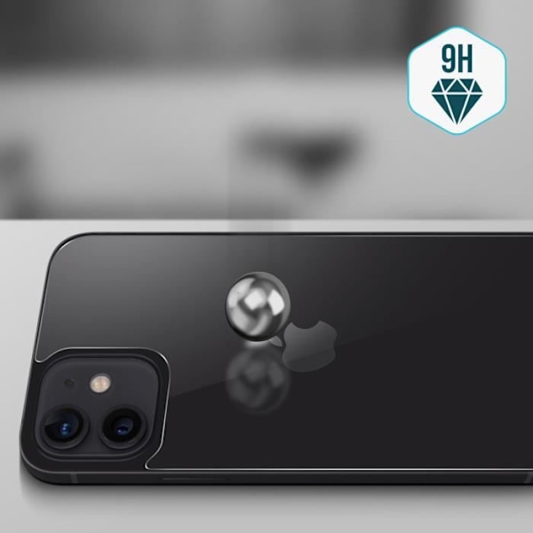Elokuvan Takapaneeli - Apple - iPhone 12 Mini - Karkaistuflasia - Iskunkestävä - Läpinäkyvä