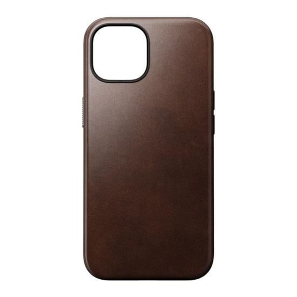 Nomad Coque Modern Horween Læder Taske til iPhone 15 Brun