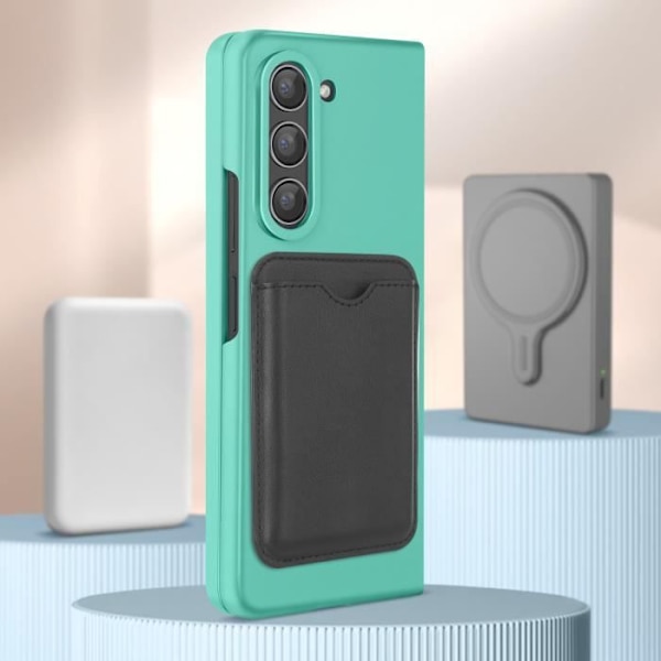 MagSafe Fodral till Samsung Galaxy Z Fold 5 - AVIZAR - Hårt - Minimalistisk design - Upphöjda kanter - Blå Blå