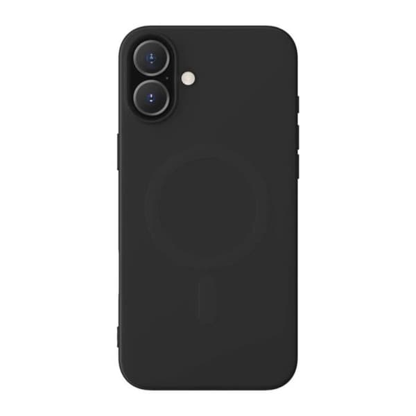 Skyddsskal - BIGBEN - iPhone 16 - Flexibelt - Stötabsorberande - Elegant Svart