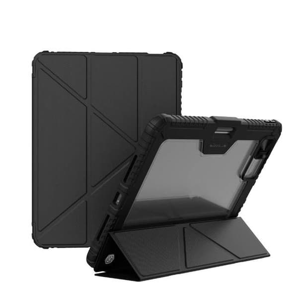 iPad Pro 13" suojakotelo - Nillkin - Bumper PRO - Musta - Monikulmainen - Optimaalinen suojaus Sort