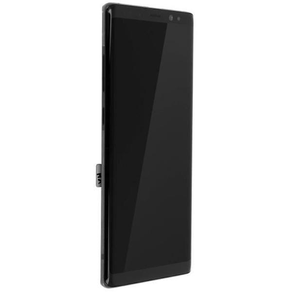 Framsidan Galaxy Note 8 Original Samsung LCD Skärm + Touch + Chassi Svart Sort