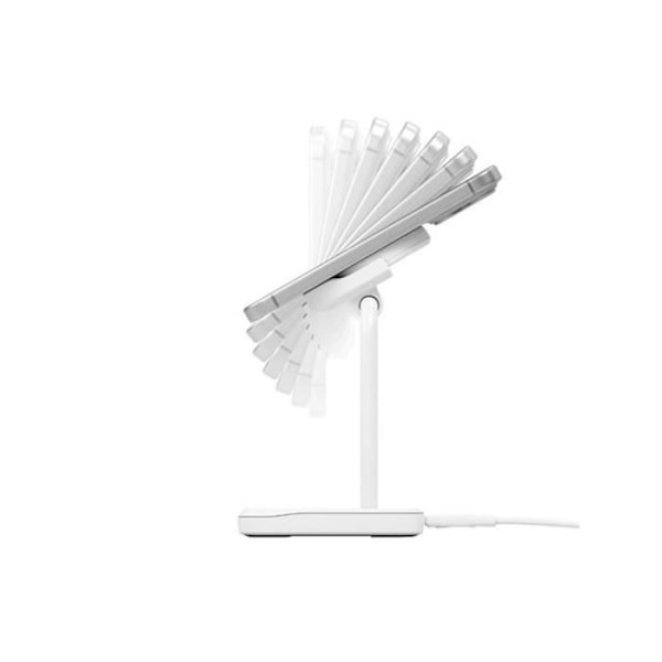 Trådløs induktion oplader 2 i 1 ChargeBase-serie 20W CYGNETT Hvid Vit