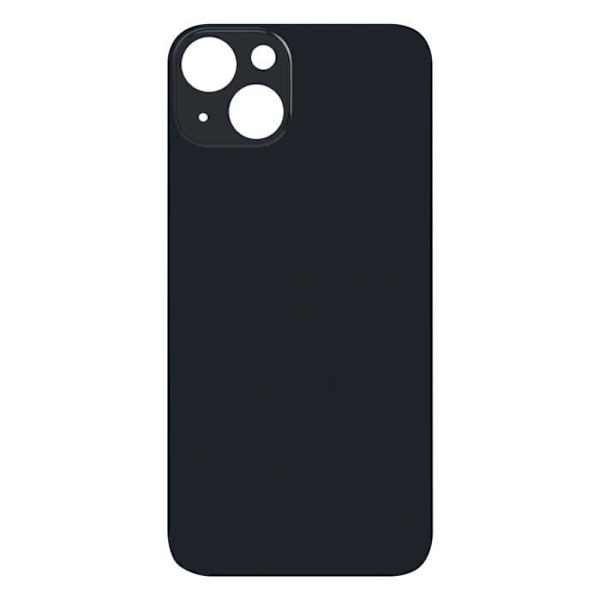 Udskiftningsglas bagpå til iPhone 13 Black Svart
