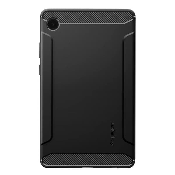 Coque - SPIGEN - Rugged Armor - Galaxy Tab A9/Tab A11 - Kolfiberlook - Matt finish - Air Cushion Svart