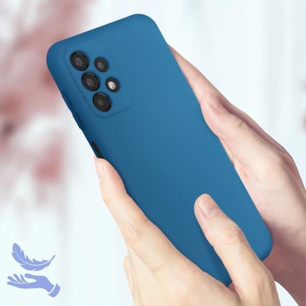 Coque - Samsung - Galaxy A13 4G - Semi-rigid - Soft-touch - Beskyttelse mod stød og ridser Blå