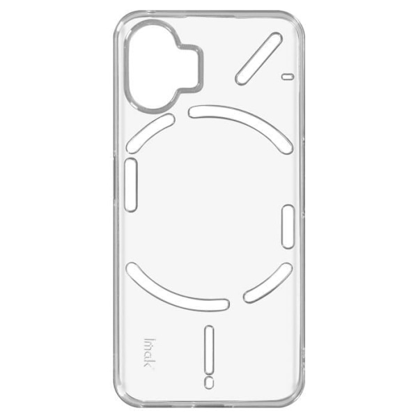 Kotelo Nothing Phone 2 - IMAK - UX-5 - Pehmeä silikoni - Ohut ja kevyt - Läpinäkyvä Vit