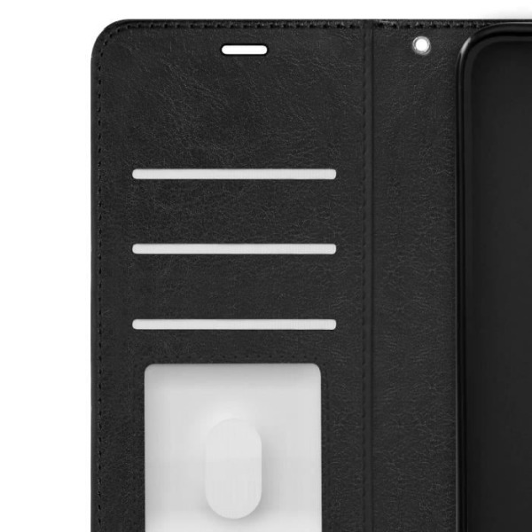 Pung etui til Honor 200 Lite - MAYAXESS - Sort - Stand og håndledsrem funktion Svart