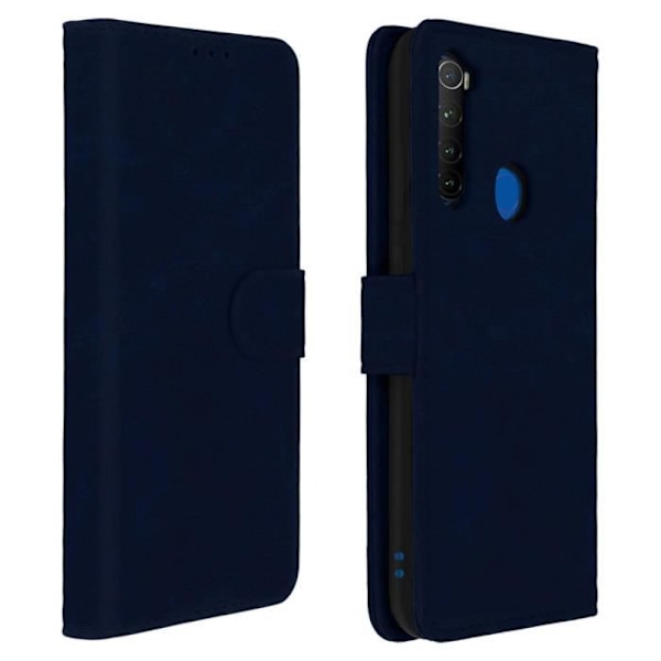 Etui - AVIZAR - Xiaomi Redmi Note 8T - Blød - Magnetisk - Mørkeblå Midnattsblå