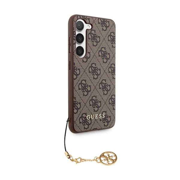 Guess 4G Charms Collection - Samsung Galaxy A35 5G-fodral (brunt)